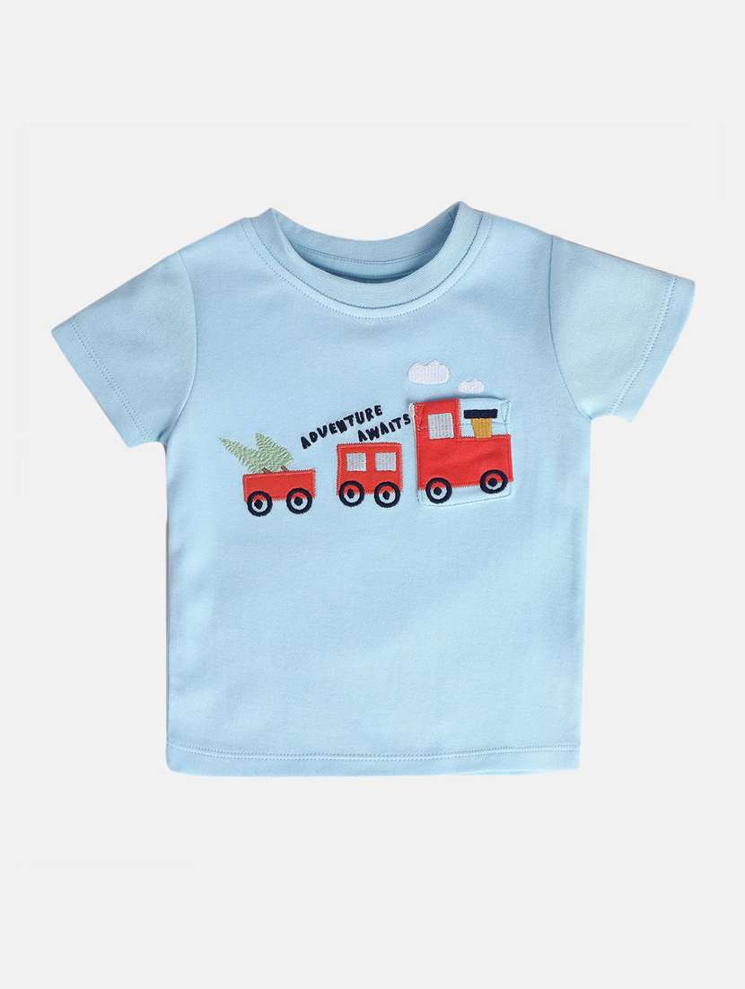 light blue cotton tshirt