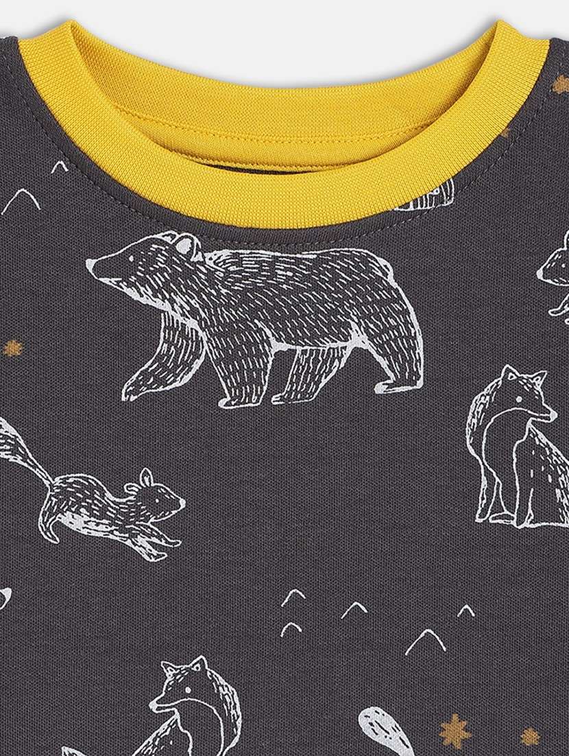 kids printed round neck t-shirt - 22106888 -  Standard Image - 3