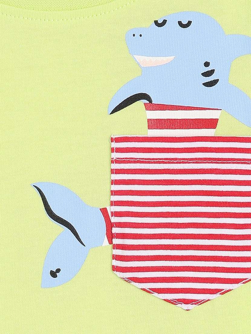 kids graphic printed round neck t-shirt - 22106931 -  Standard Image - 3