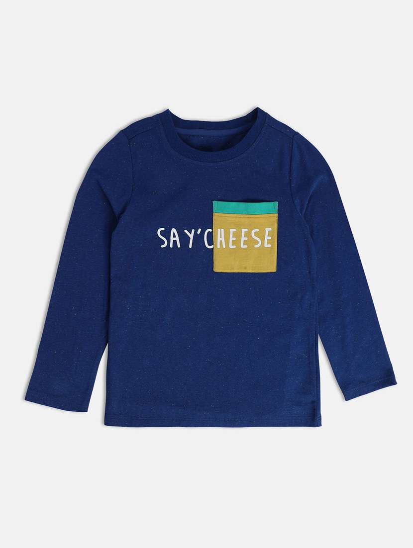 boys printed long sleeve t-shirt