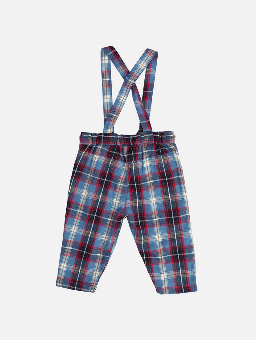 kids printed shirt with dungree set - 22107043 -  Standard Image - 5