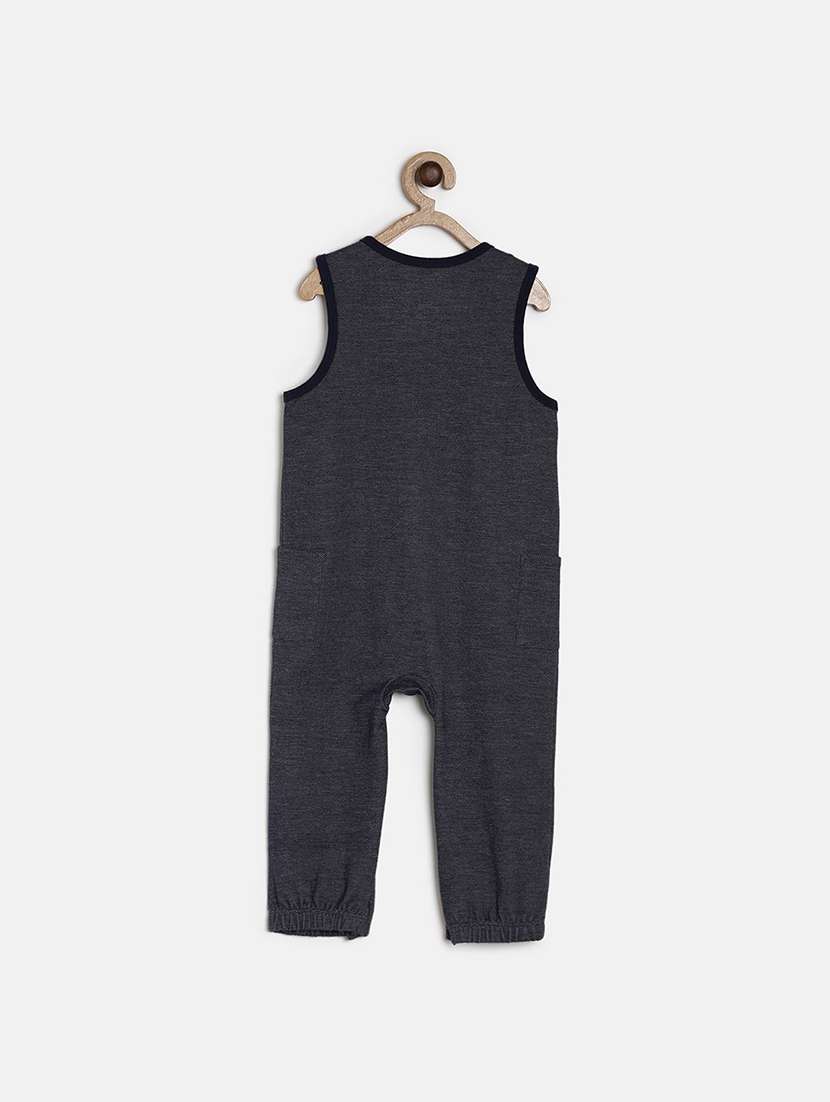 boys printed t-shirt and dungree set - 22107063 -  Standard Image - 3