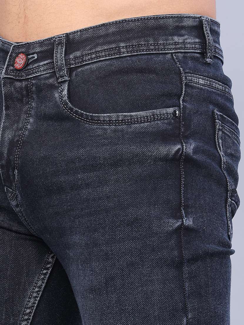 men washed mid rise full length jeans - 22107105 -  Standard Image - 5