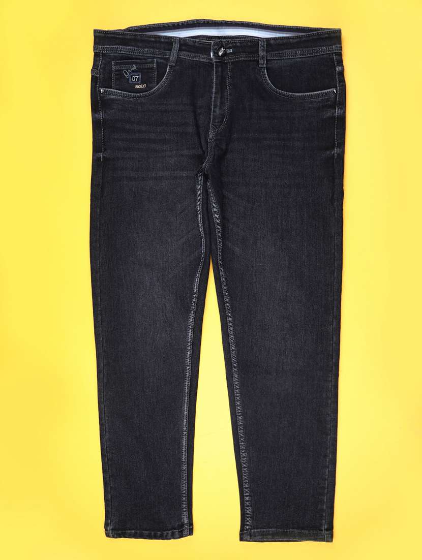 men solid mid rise slim fit jean