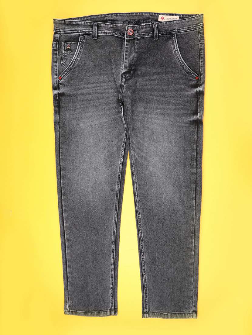 men solid mid rise slim fit jean