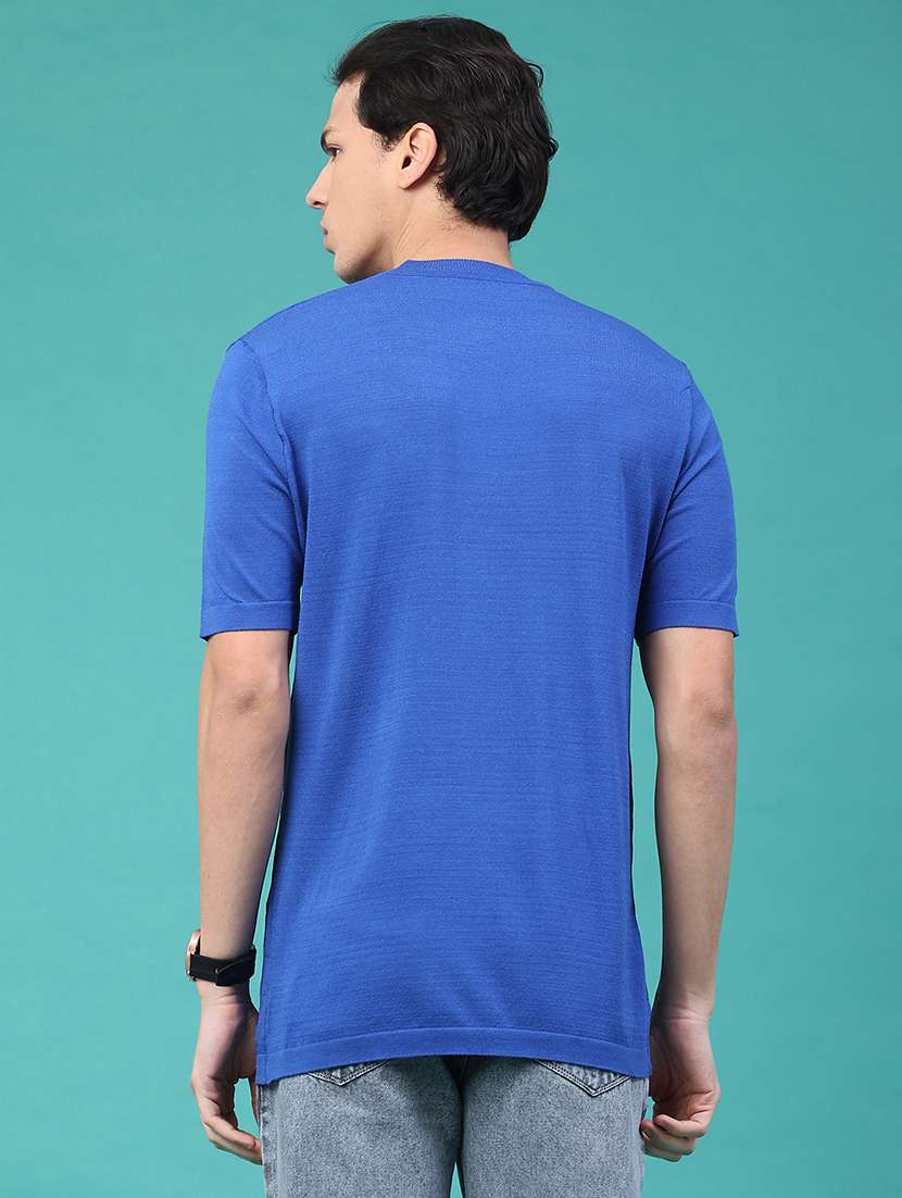 men striped round neck regular fit pullover - 22107261 -  Standard Image - 3