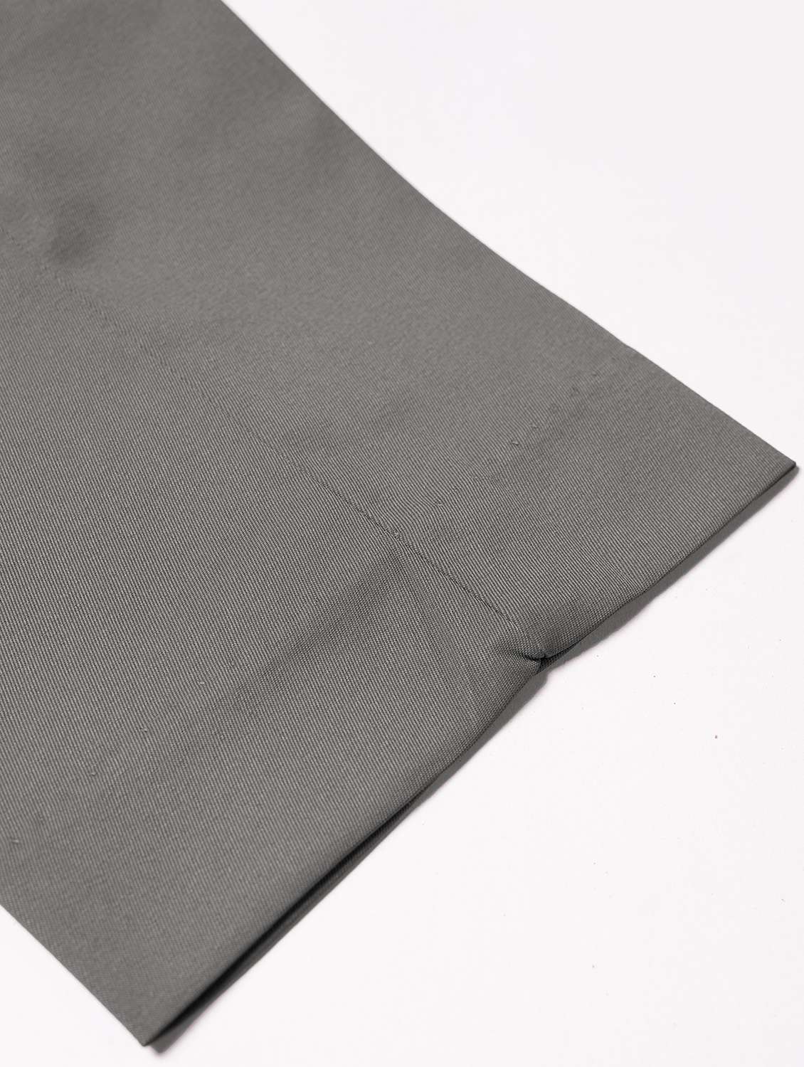 men solid mid rise flat front formal trouser - 22107375 -  Standard Image - 5