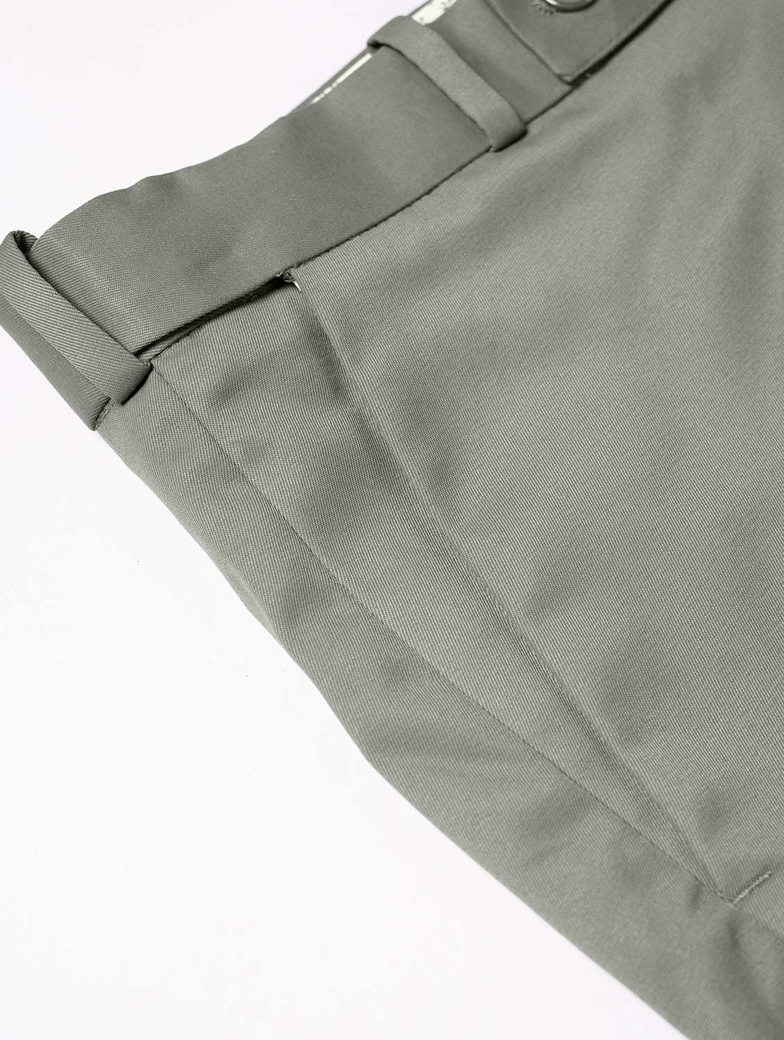 men solid mid rise flat front formal trouser - 22107376 -  Standard Image - 5