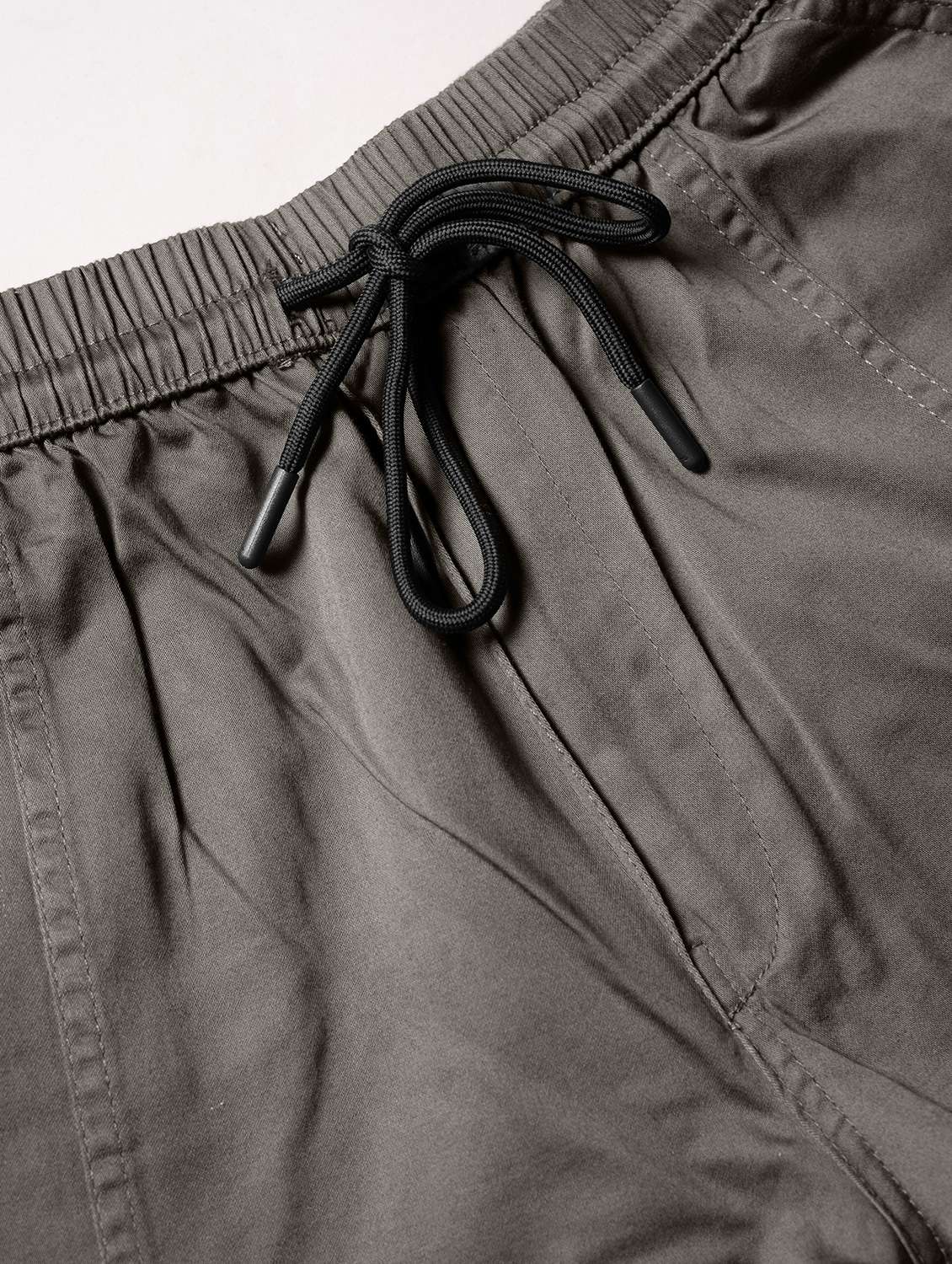 men solid mid rise regular fit cargo - 22107383 -  Standard Image - 5