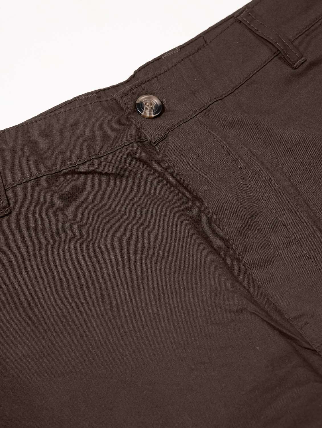 men solid mid rise regular fit cargo - 22107392 -  Standard Image - 3