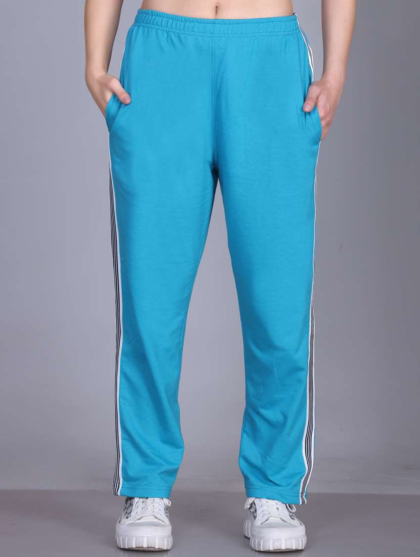 women solid mid rise regular fit track pant - 22107416 - Zoom Image - 0