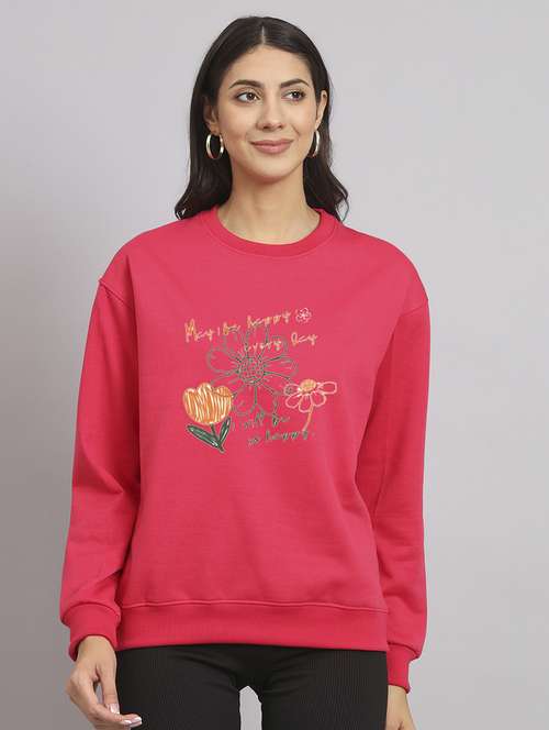 women printed long sleeve sweatshirt - 22107474 -  Standard Image - 0