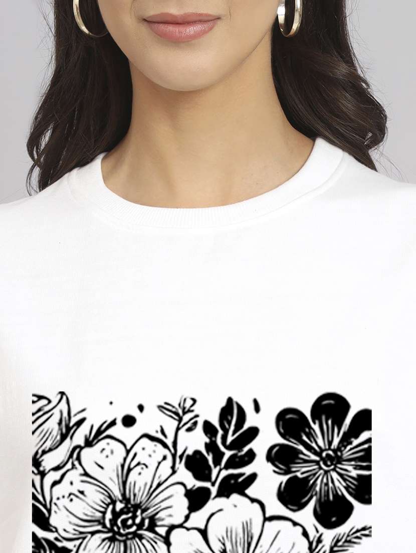 women printed long sleeve sweatshirt - 22107493 -  Standard Image - 3