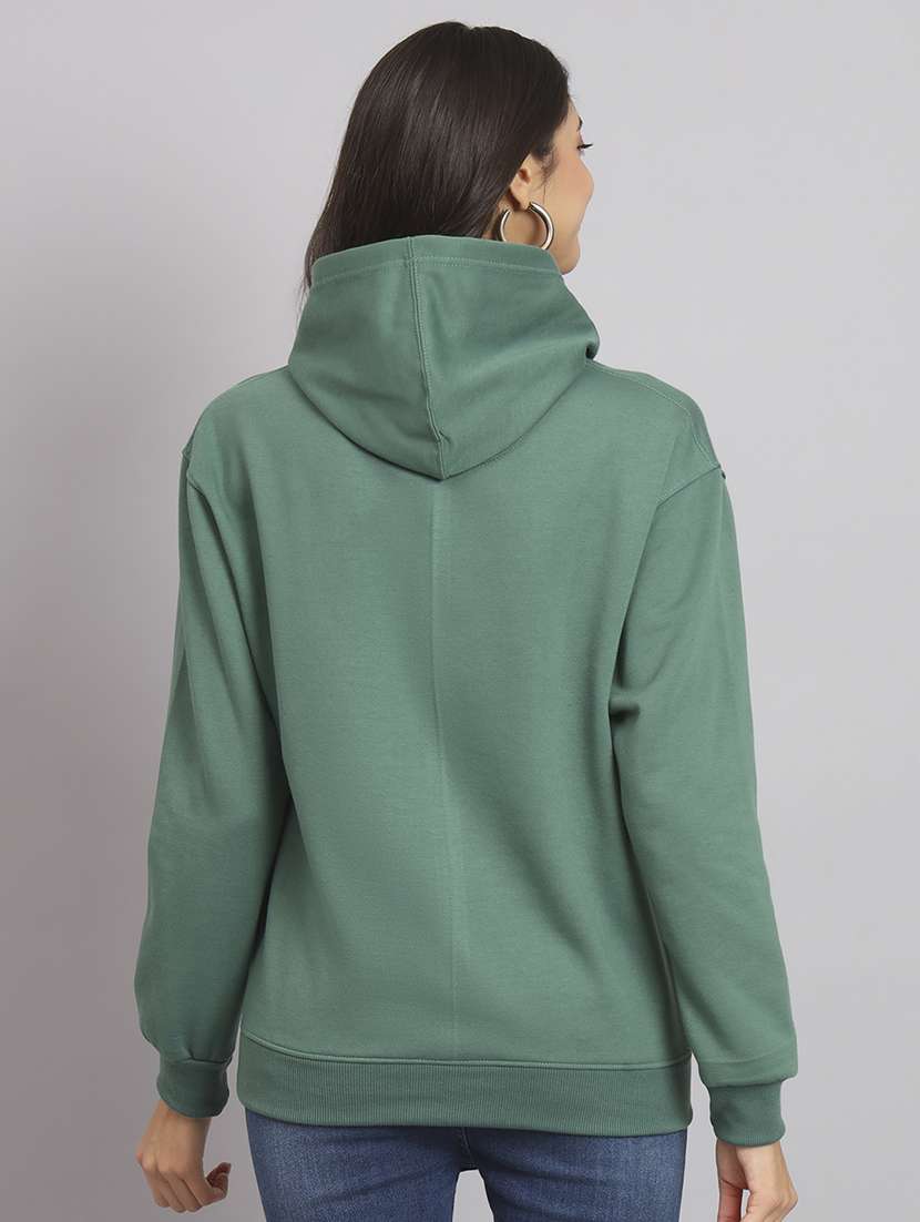 women printed long sleeve hooded sweatshirt - 22107510 -  Standard Image - 3