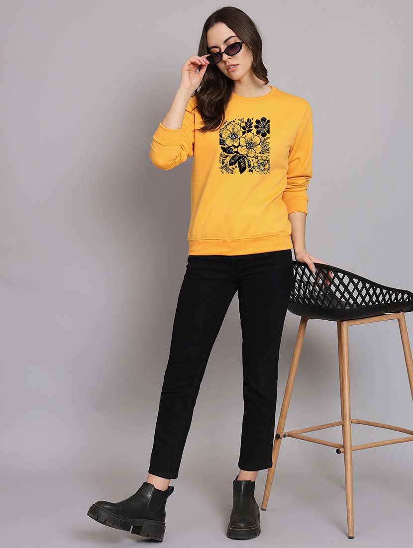 women printed long sleeve sweatshirt - 22107552 -  Standard Image - 3