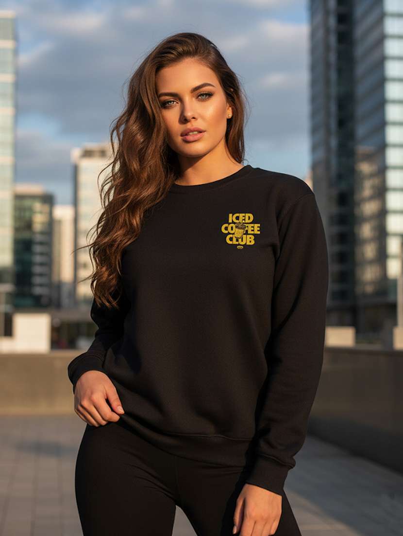 women printed long sleeve sweatshirt - 22107560 -  Zoom Image - 0