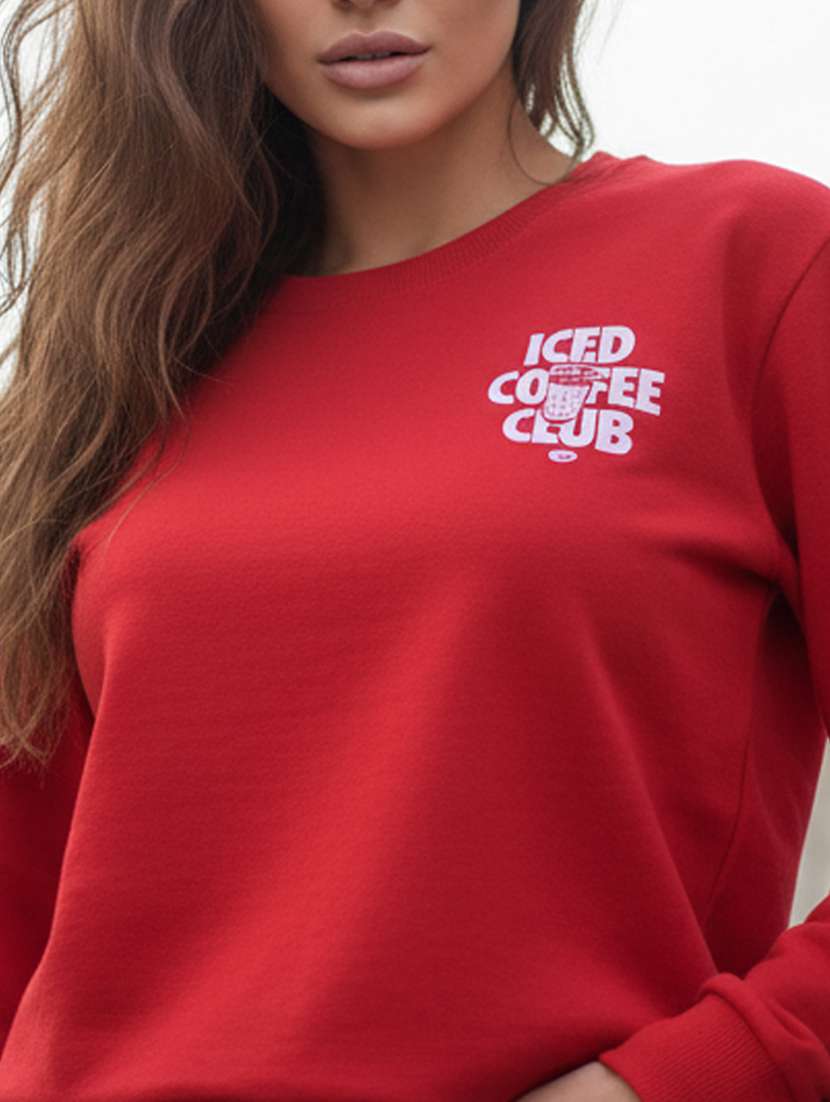 women printed long sleeve sweatshirt - 22107563 -  Standard Image - 3