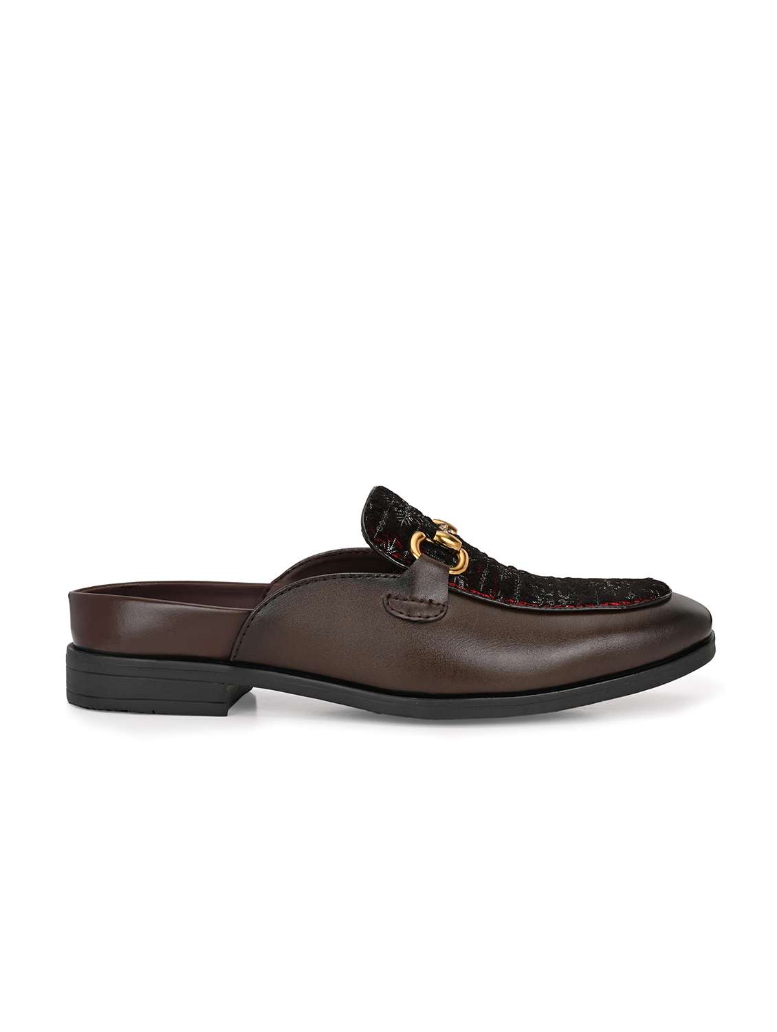 men brown slip on mule - 22107644 - Standard Image - 3