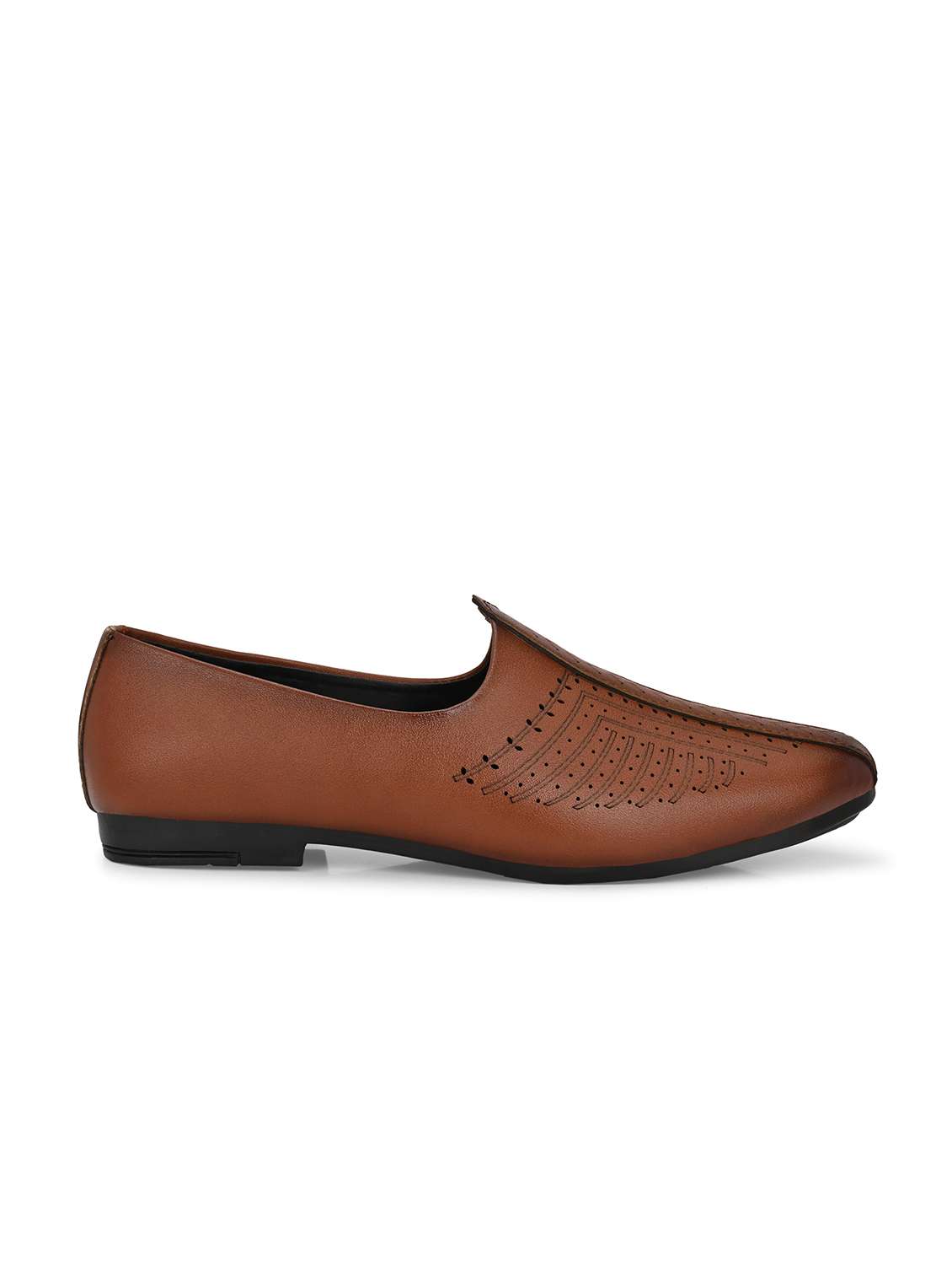 men tan slip on juti - 22107646 -  Standard Image - 3