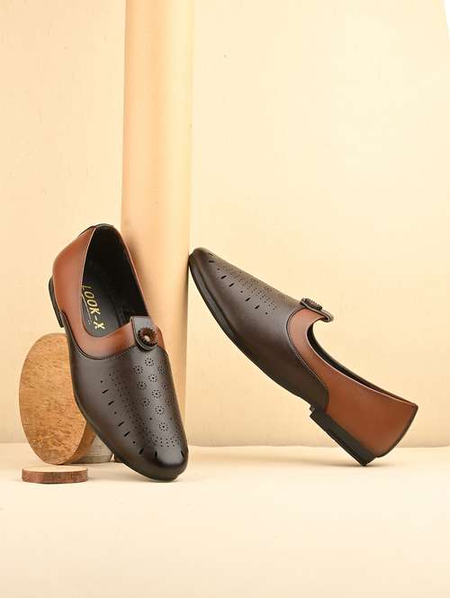 menn brown slip on juti - 22107647 -  Standard Image - 0