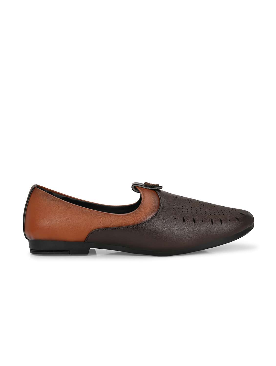 menn brown slip on juti - 22107647 -  Standard Image - 3
