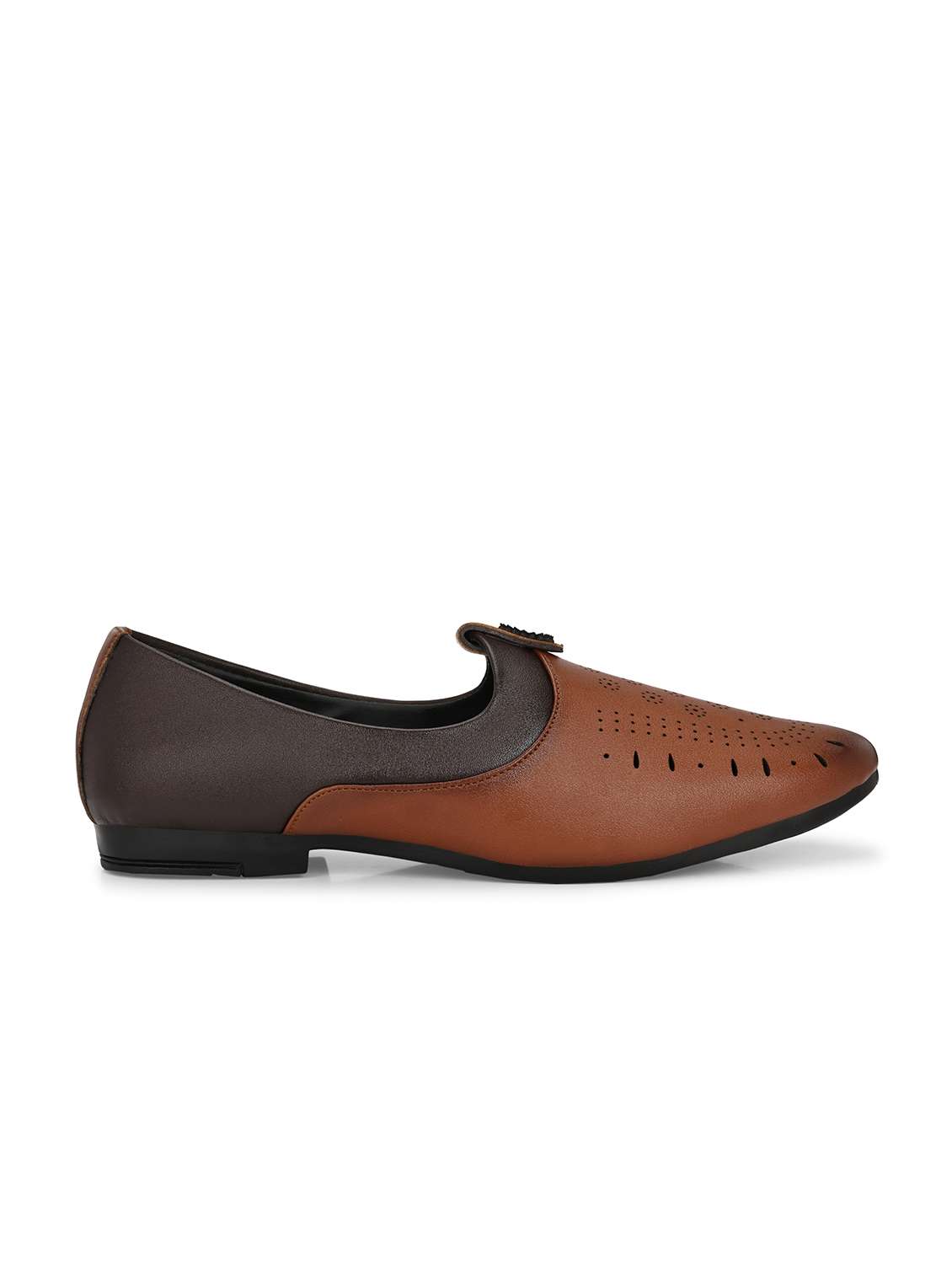 men tan slip on juti - 22107648 -  Standard Image - 3