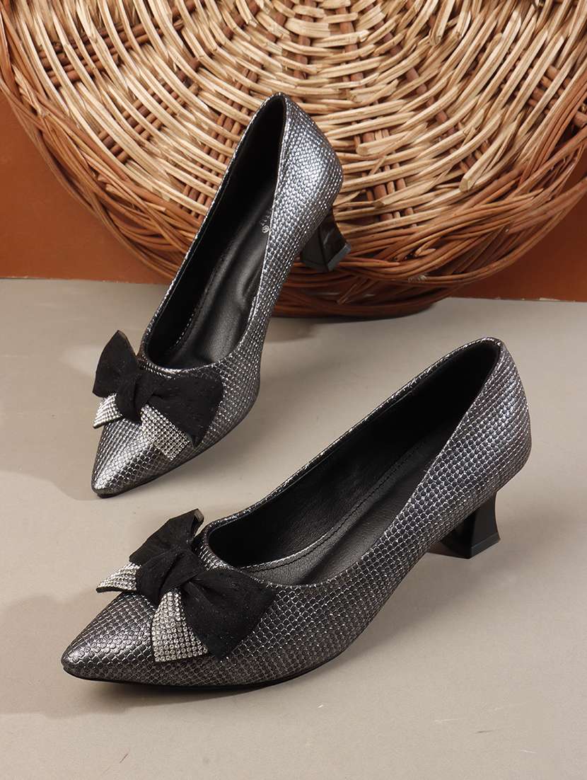 women black slip on pump - 22107653 -  Zoom Image - 0
