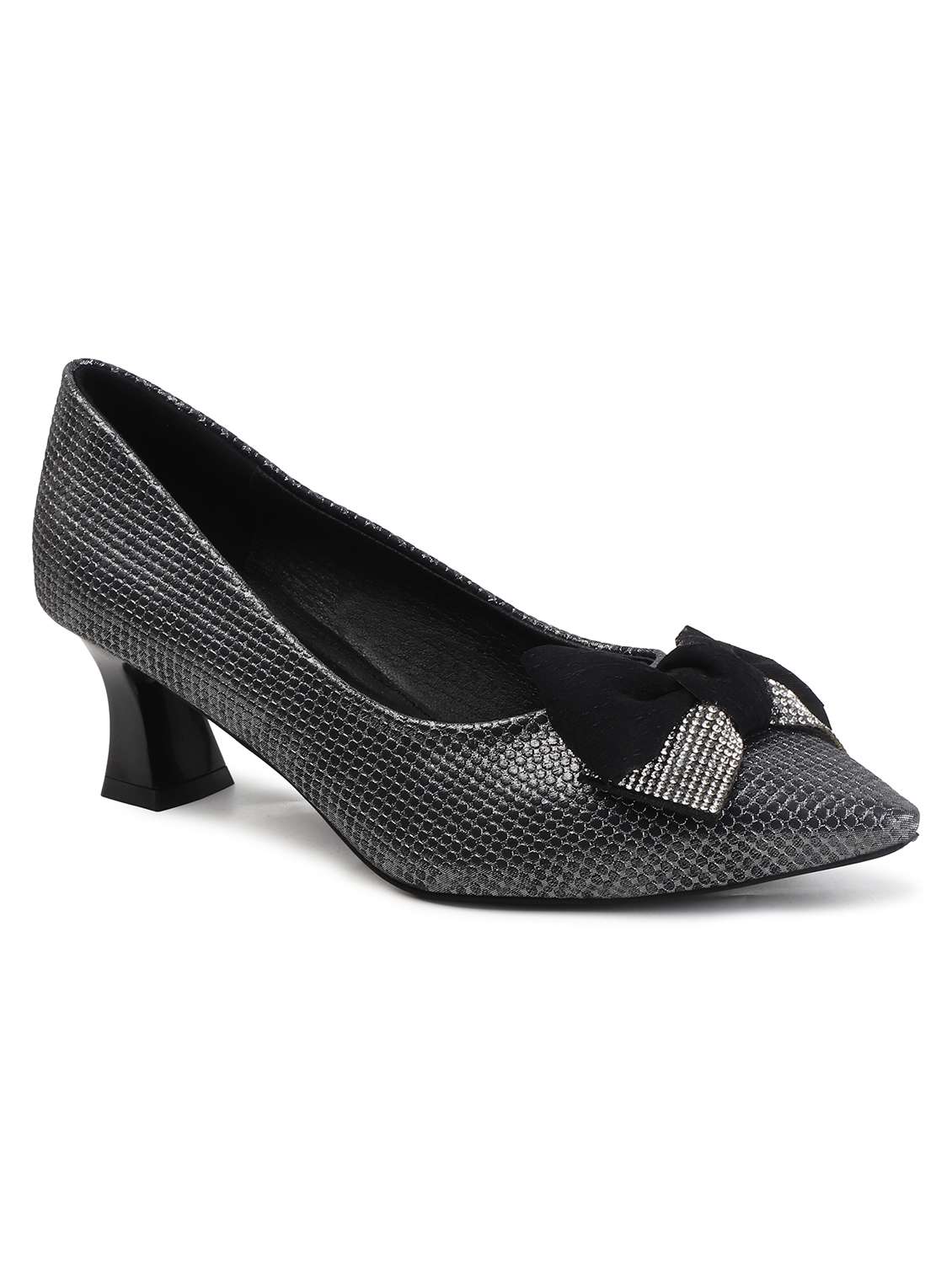 women black slip on pump - 22107653 - Standard Image - 3