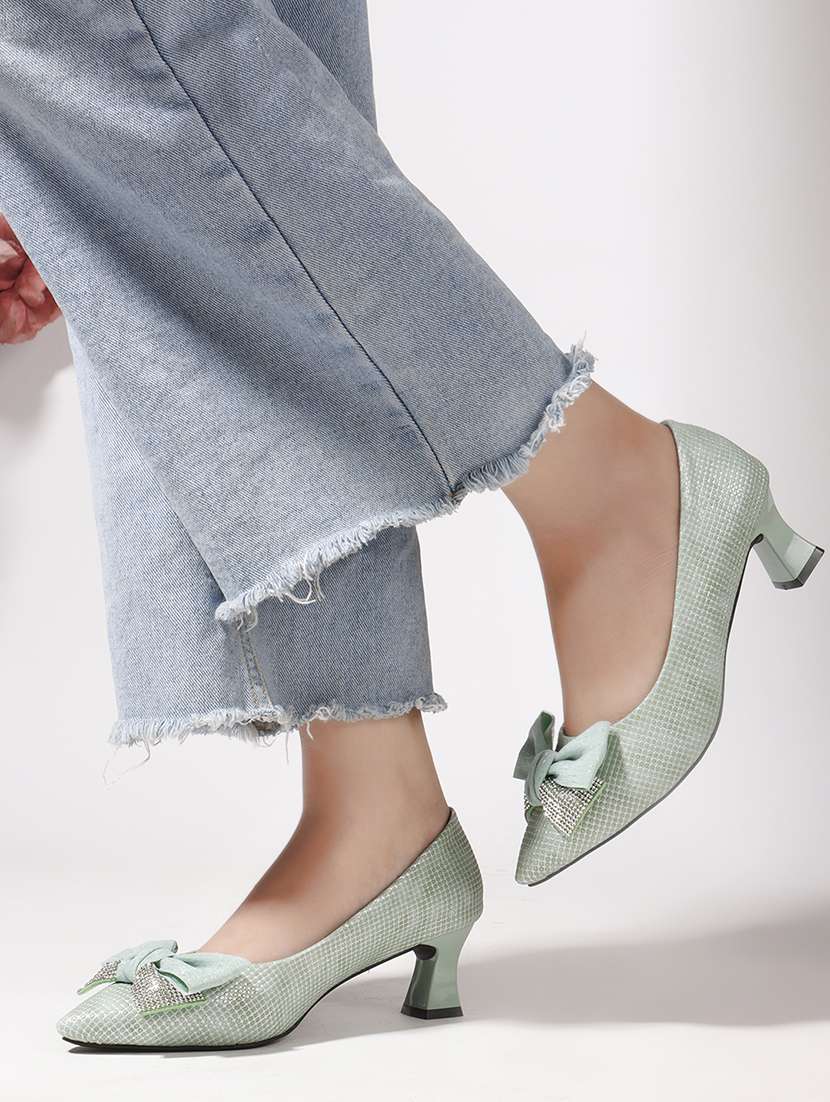 women green slip on pump - 22107655 - Standard Image - 5