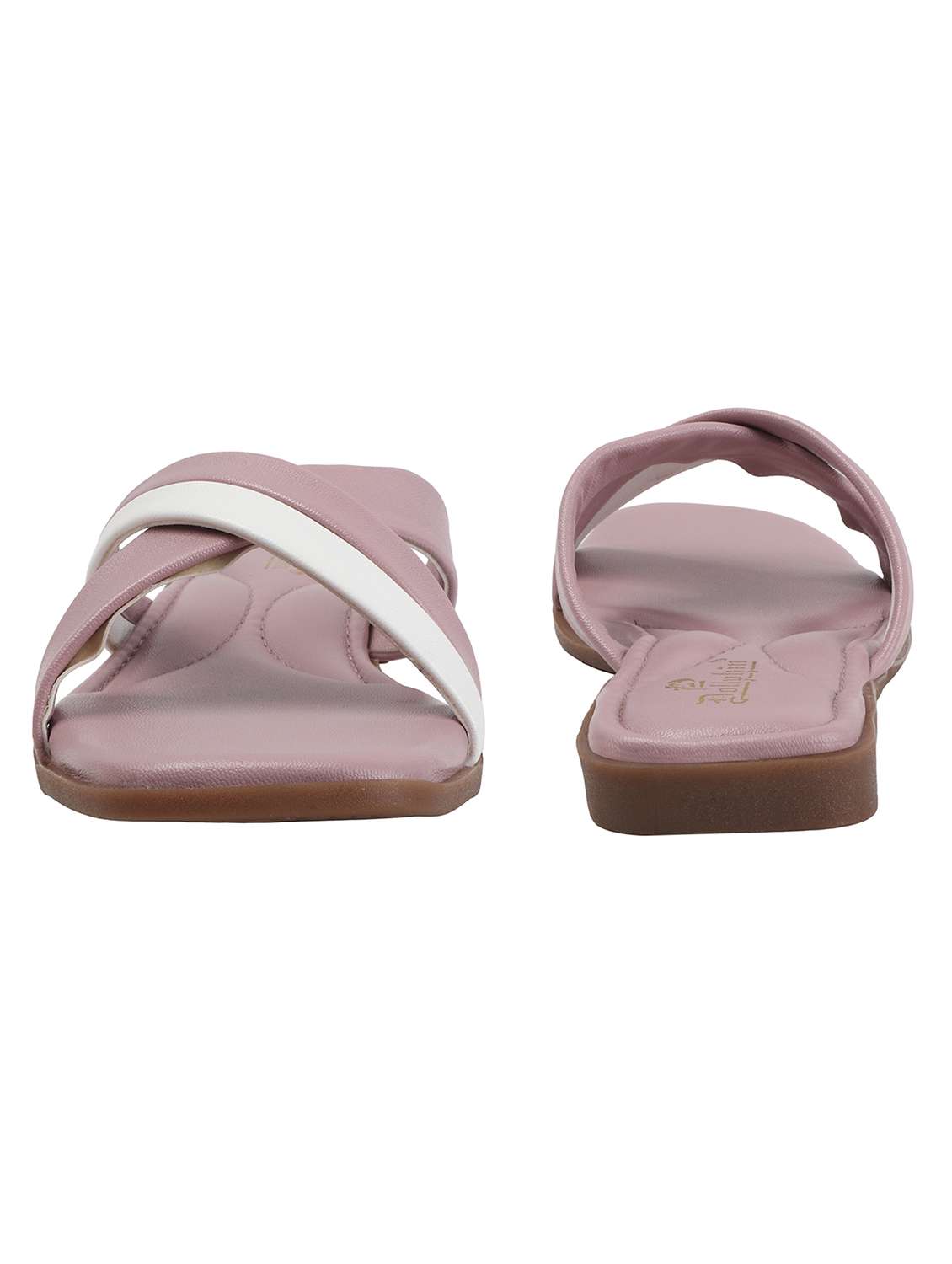 women solid slip on flat sandal - 22107666 - Standard Image - 3