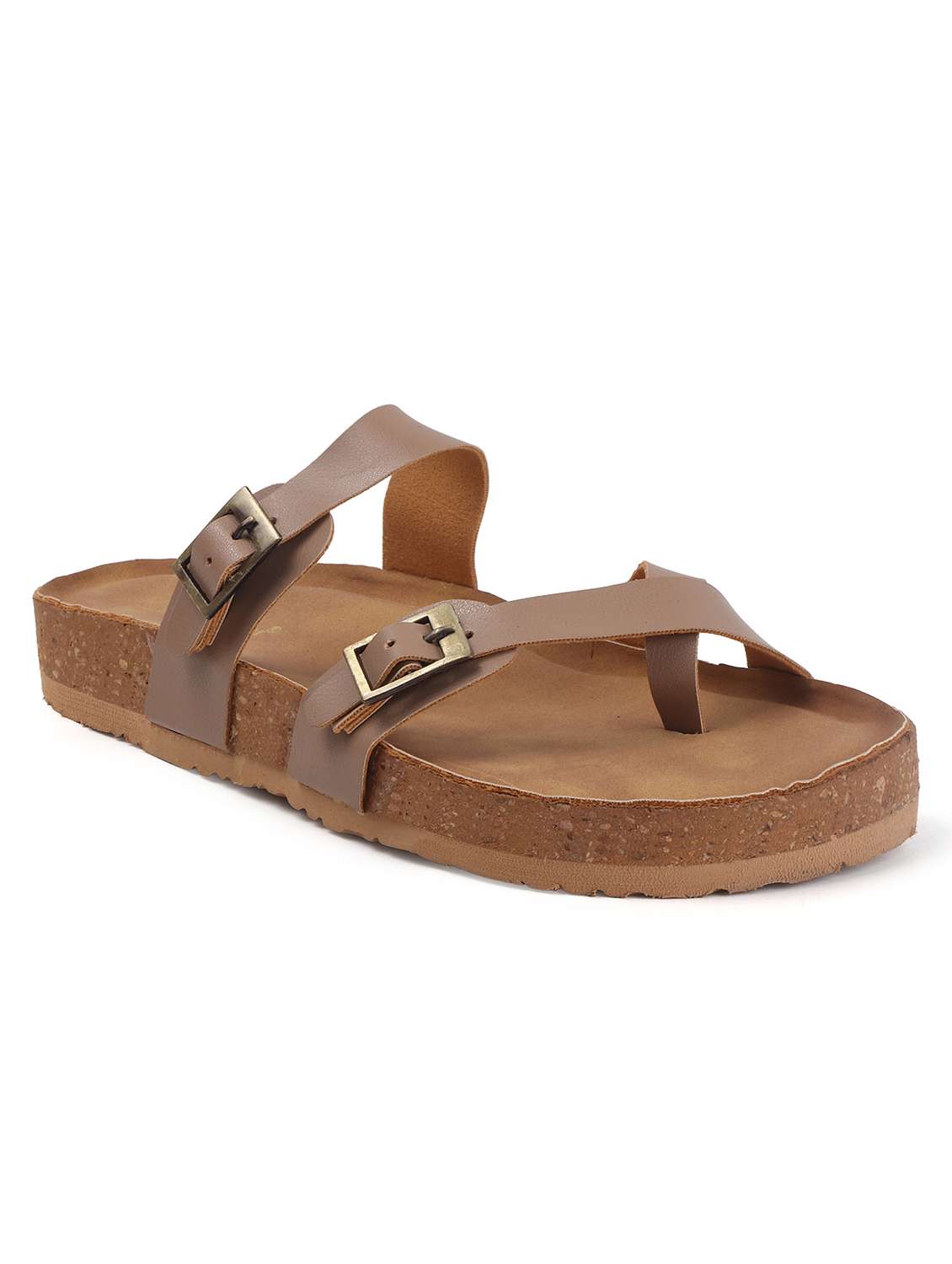 women solid slip on flat sandal - 22107668 - Standard Image - 3