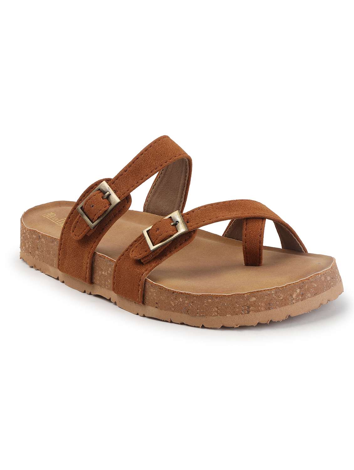 women solid slip on flat sandal - 22107671 - Standard Image - 3
