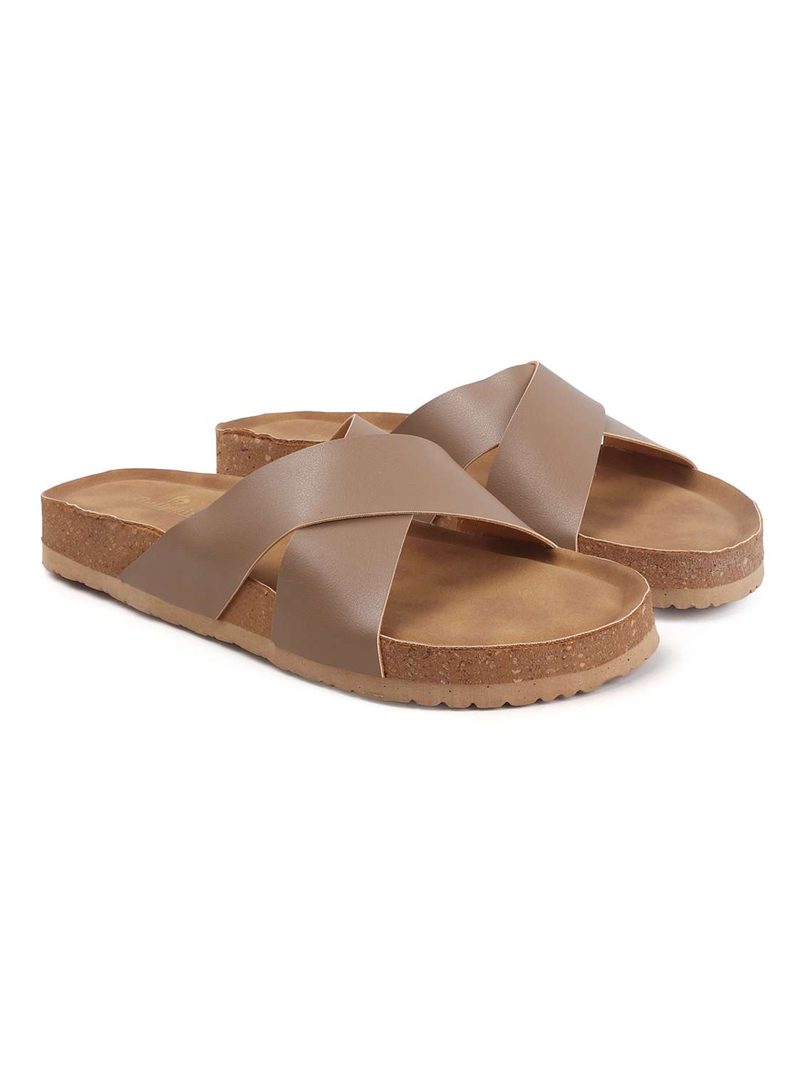 women solid slip on flat sandal - 22107674 - Standard Image - 3