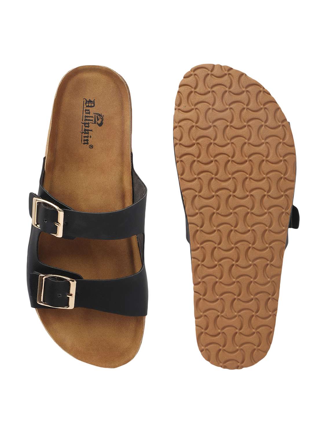 women solid slip on flat sandal - 22107677 - Standard Image - 5
