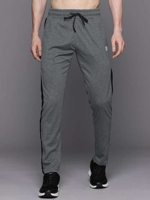 men side taped mid rise full length track pant - 22107758 - Standard Image - 0