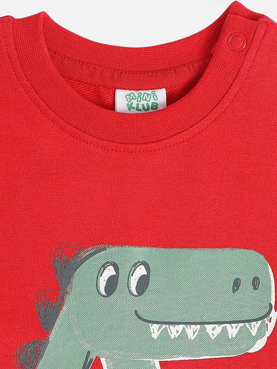 boy long sleeve front print sweatshirt - 22107768 -  Standard Image - 3