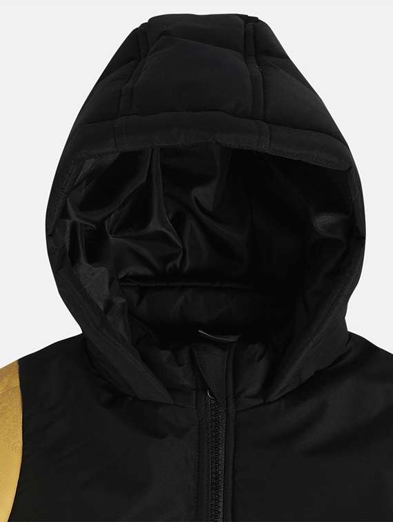 boy long sleeve quilted hooded jackets - 22107802 -  Standard Image - 3