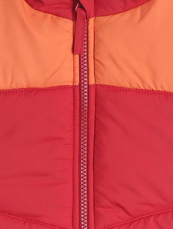 boys color blocked sleeveless hooded quilted jacket - 22107811 -  Standard Image - 3