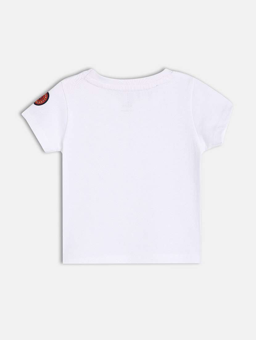 boys printed t-shirt and dungree set - 22107879 -  Standard Image - 3