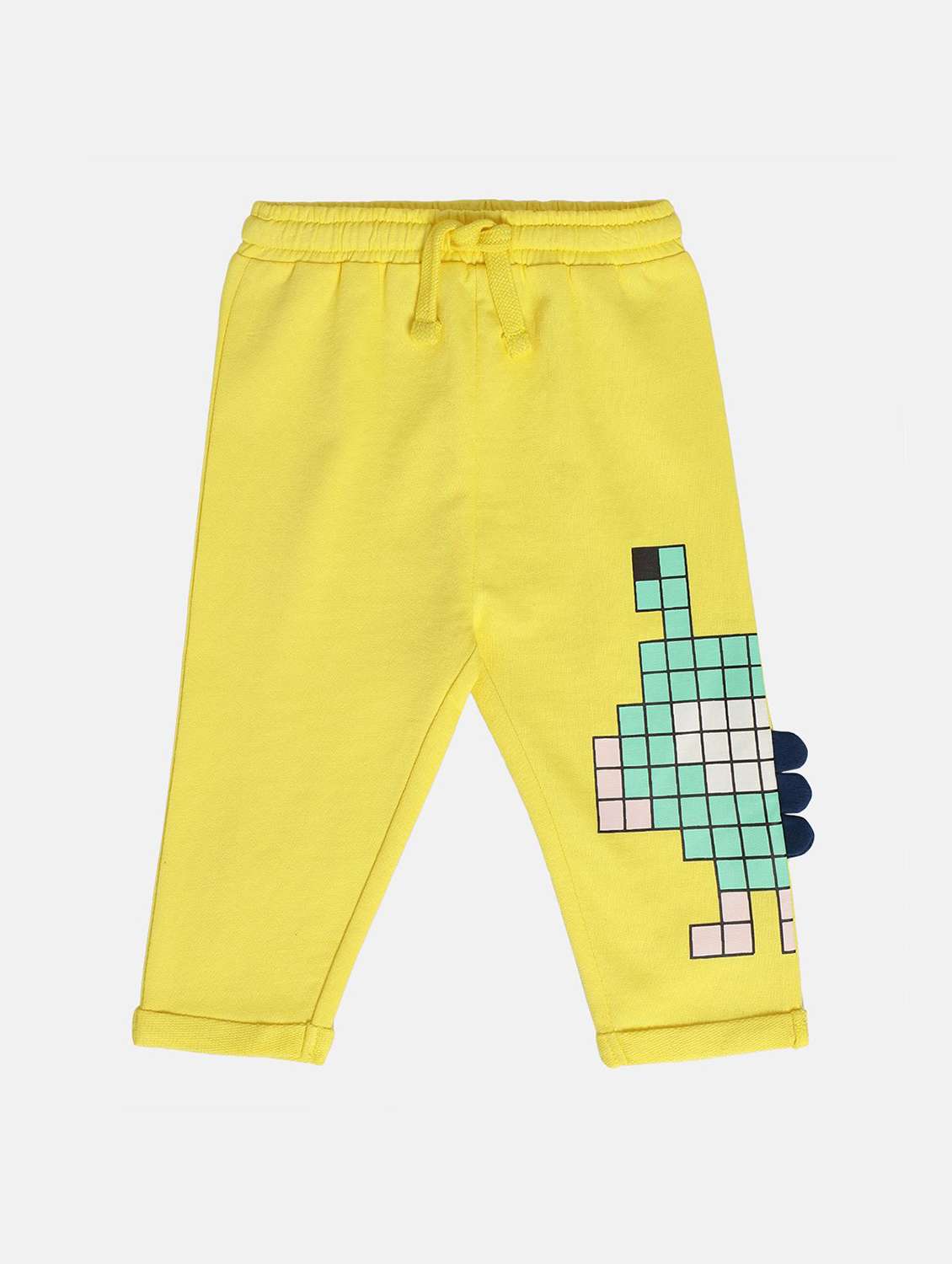 boys printed mid rise pyjama