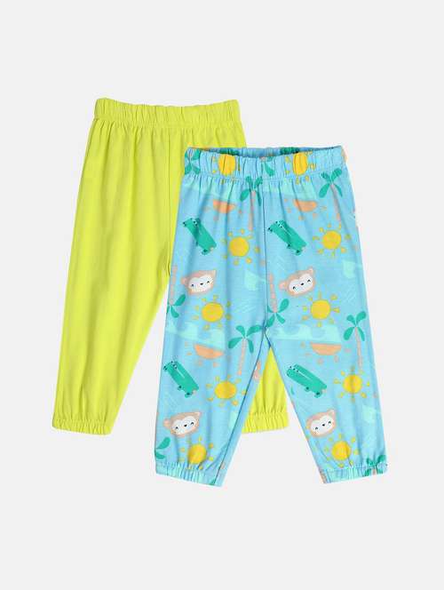 boys pack of 2 printed winterwear jogger - 22107909 -  Standard Image - 0