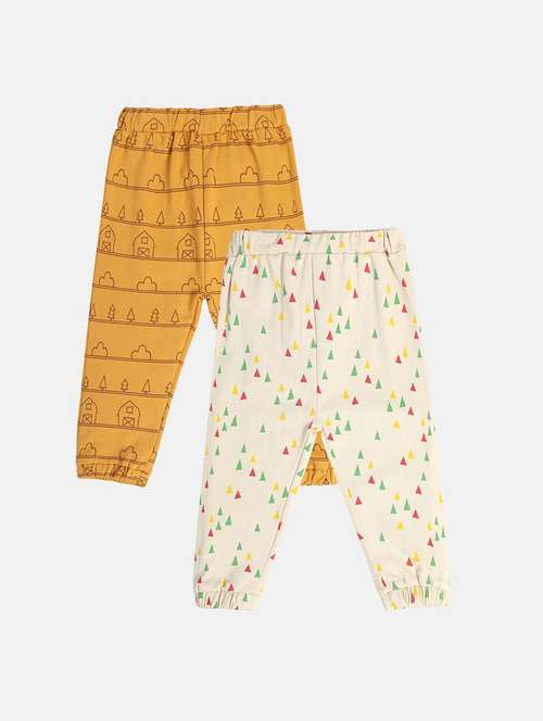 boys pack of 2 printed winterwear jogger - 22107951 -  Standard Image - 0