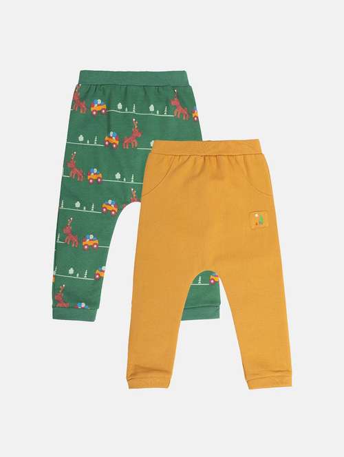 boys pack of 2 printed winterwear jogger - 22107952 -  Standard Image - 0