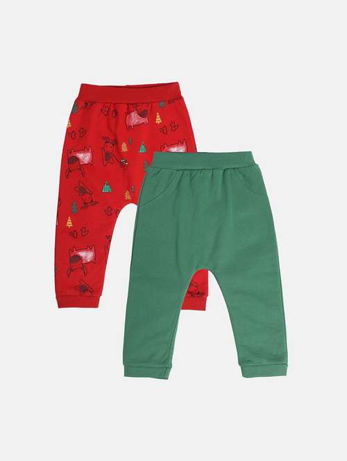 boys pack of 2 printed winterwear jogger - 22107953 -  Standard Image - 0