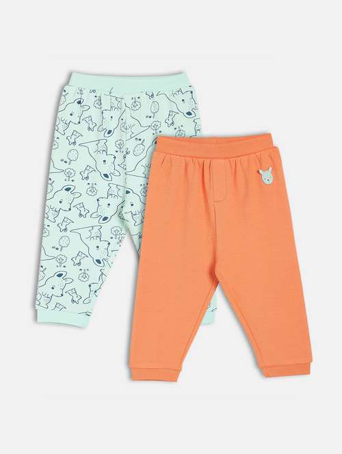 boys pack of 2 printed winterwear jogger - 22107958 -  Standard Image - 0