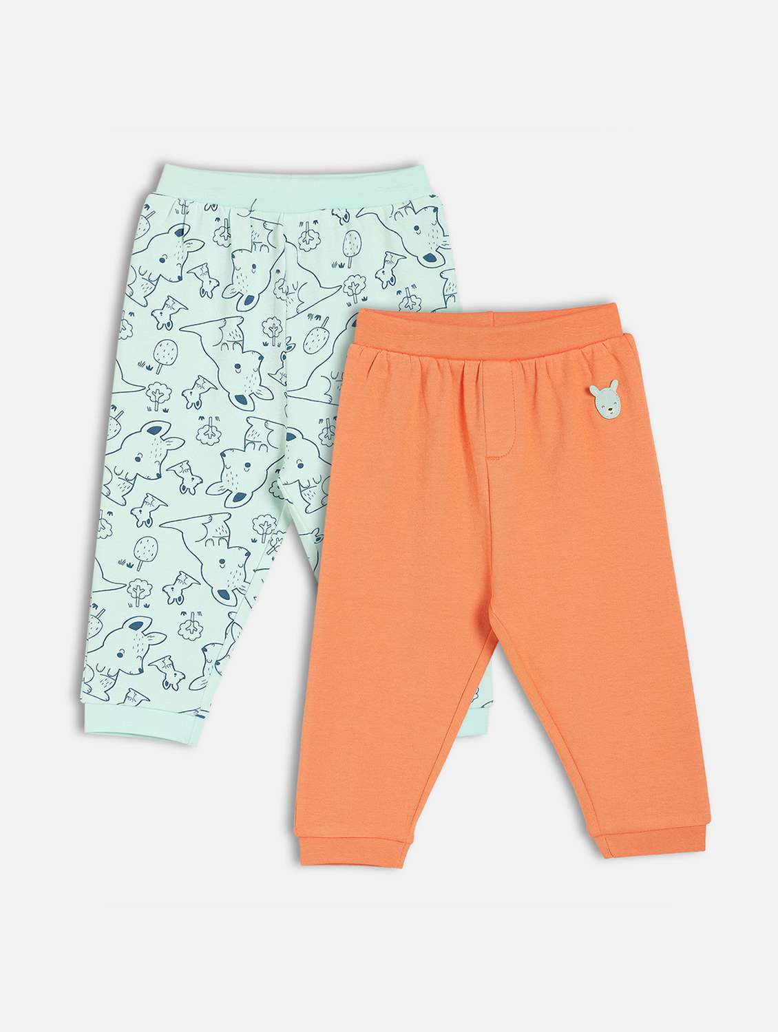 boys pack of 2 printed winterwear jogger