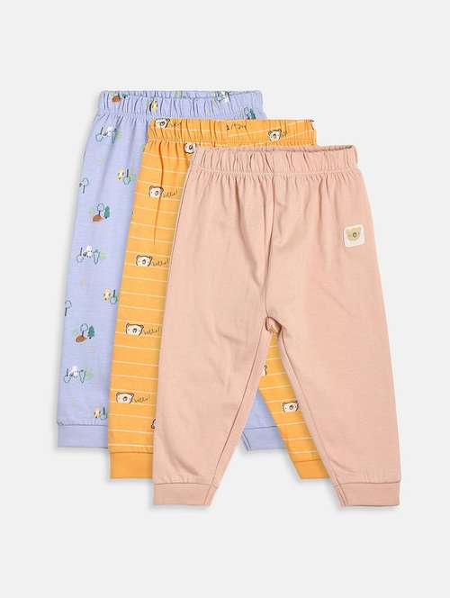 boys pack of 3 printed winterwear jogger - 22107977 -  Standard Image - 0