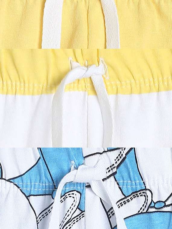 boys pack of 3 printed winterwear pyjama - 22107988 -  Standard Image - 5