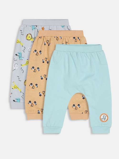 boys pack of 3 printed winterwear jogger - 22107994 - Standard Image - 0