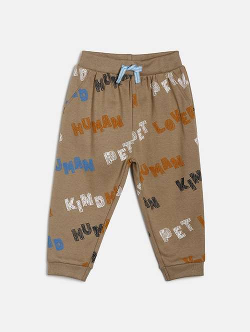 boys printed mid rise jogger - 22107996 - Standard Image - 0